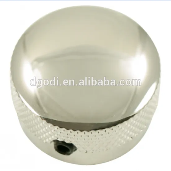 custom made high precision round head aluminum knurled knob factory