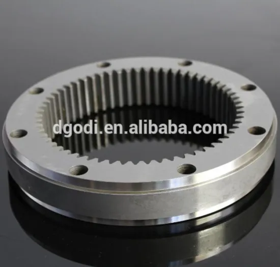 oem precision steel internal ring gear as industrial gear