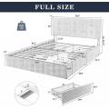 Ciaosleep Full Upholstered Storage Bed Frame