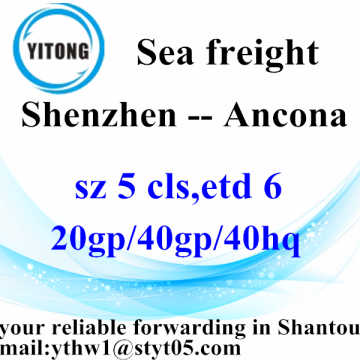 Shenzhen Sea Freight Shipping Services to Ancona