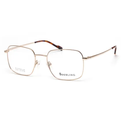 Latest Trendy Men's Titanium Optical Glasses: Round Vintage Frame Design