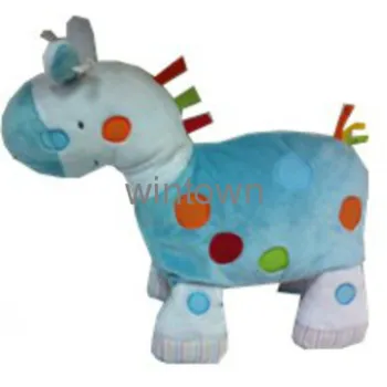 Baby giraffe plush toy with bag hot sale in 2013