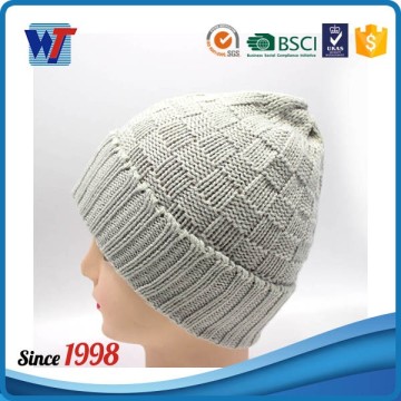 Cuff Blank Plain Ski Custom Knit Skull Beanie In Stocks