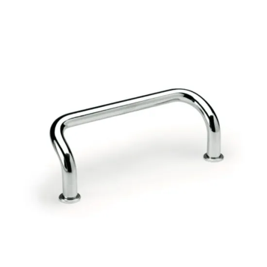 Double-curved chromed plated handy handles helping kitchen handles