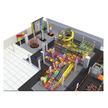 2024 Adult-Child Indoor Trampoline Park Equipment for Playgrounds
