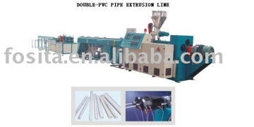 Double PVC Pipes Extrusion Line