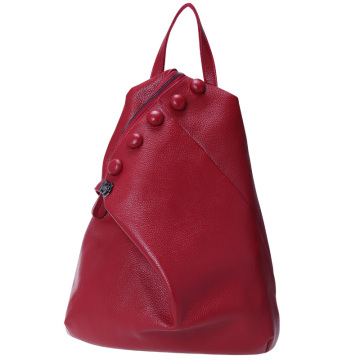 2014 Fashion Women Genuine Leather Backpack Purse (EF6665)