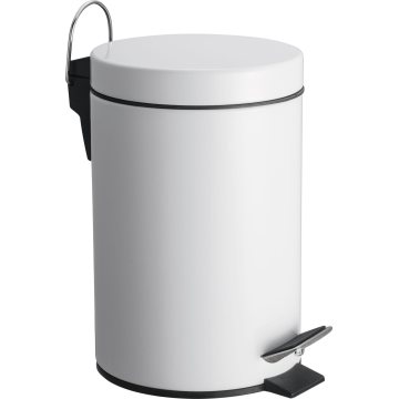 Simple Stainless Steel Trash Bin