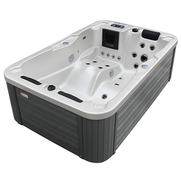 Mini Acrylic Hot Tub with a Lounge Seat