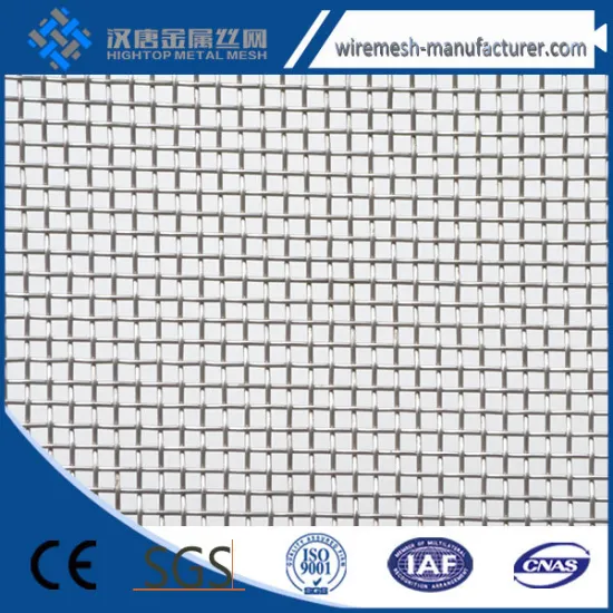 China supplier Electro galvanized square wire mesh closed edge