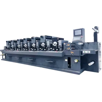 High Speed HTL320-6C Intermittent Letterpress Label Printing Machine