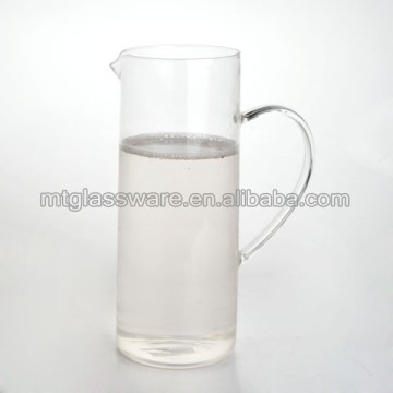 Popular small volum heat resistant pyrex glass pitcher