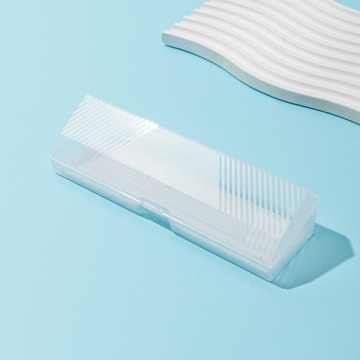 Promozione guscio duro trasparente in plastica di lettura di occhiali