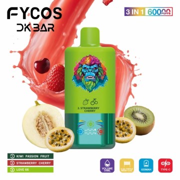 Fycos 60k puff 3in1 Vape asli