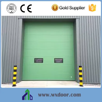 electric composite sectional sliding door/gate with windows