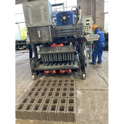 Мобильная блочная машина для эффективного производства кирпича дорожного покрытия