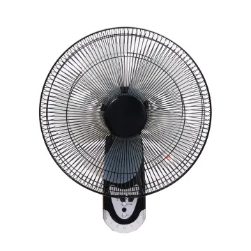 60W Quiet Wall Mounted Fan with 5 Blades and Remote Control