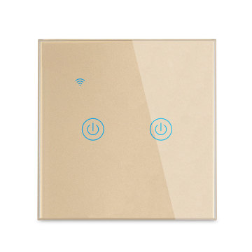 Smart Touch Switch 1-4 Gang Wi-Fi Compatibility: Tuya Smart Life App for US & EU Markets