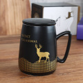 Tasse de café de cerfs en grès