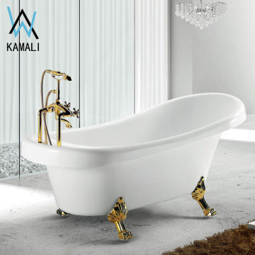 Kamali SP1718 Victorian Goldene Beine durch die Badewanne einweichen