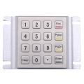 Metal pinpad metal keypad 16 keys keypad