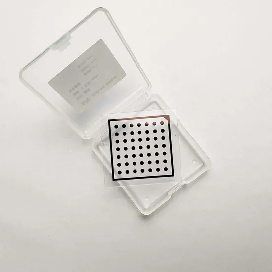 High Precision Glass Calibration Plate for Industrial Camera Image Measurement