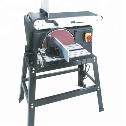 Bench Top Belt Sanders with Oscillating Spindle Sander for Curved Surfaces