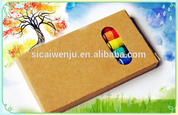professional NON TOXIC 6PCS PACKED washable crayons / wax markers