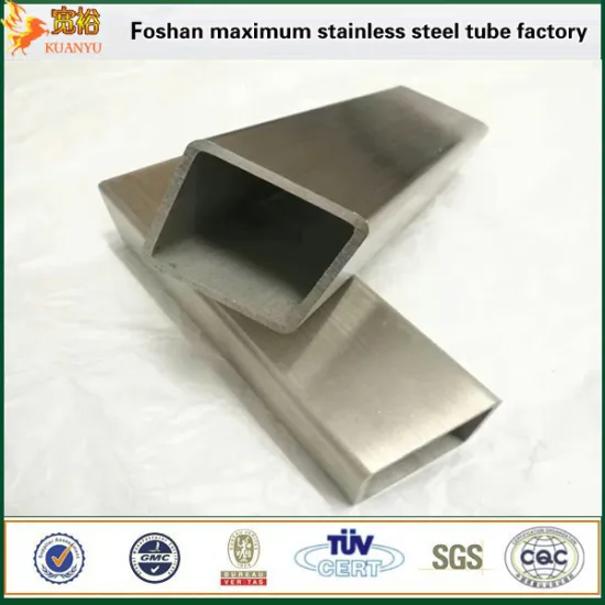 Mill ASTM 316 stainless steel pipe rectangular tubes