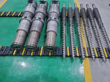 Injection Machine Bimetal and Nitrided Screw and Barrel
