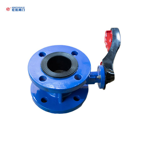Válvula borboleta com flange de alavanca DN125