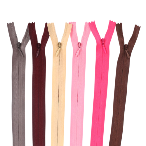 Wholesale #3 #5 Invisible Nylon Zippers For Dress
