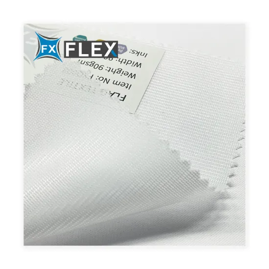 FLFX 110g White Flag Banner Fabric Rolls for Dye Sublimation Advertising