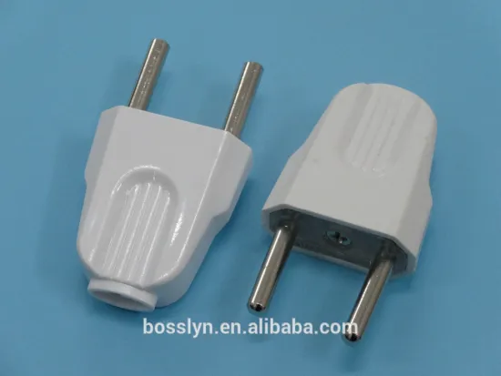 4.8mm 2 round pin plug for European Electrical Machine