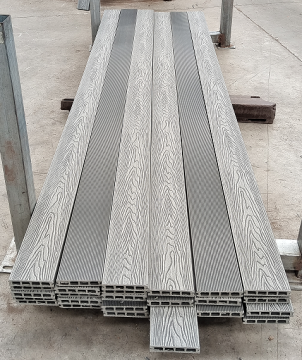 Modern Design Fireproof WPC Terrace Decking - Free Sample, Easy Installation, Eco-friendly
