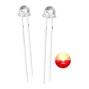 5mm LED Bullets in Blue, White, Green, Red and 5mm Dual Color Red Green LEDs