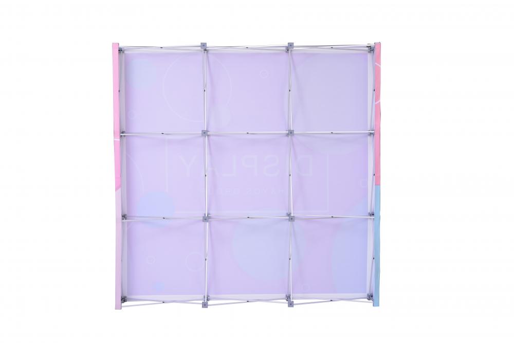 Trade show aluminum pop up display stand