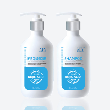 Shampoo antidandruoto organico con acido kojico per protezione anti-fusione e antibatterica