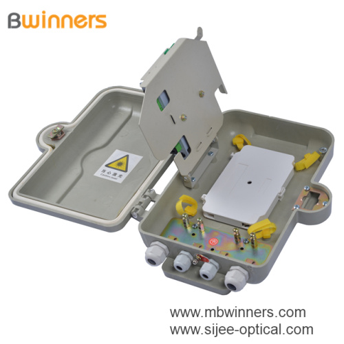 1 * 8 exterior Ftth Terminal Distribución Smc Caja de divisor de fibra óptica