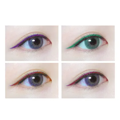 Custom Logo Multichrome Matte Waterproof Eyeliner Pencil - Brown