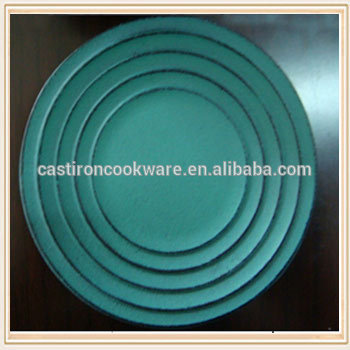 2014 Hot New Enamel Cast Iron Cup Coaster