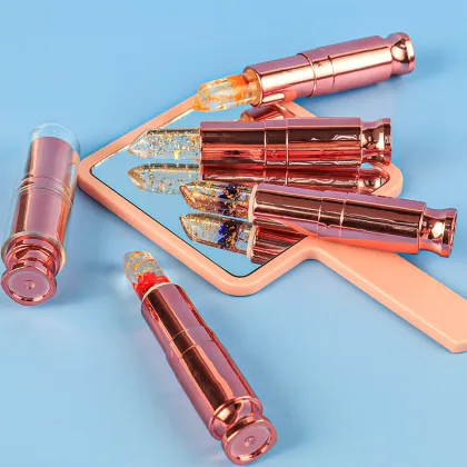 Wholesale Clear Foil Lipstick: Flower Magic Lipstick - Change Color, Moisturizing, Color Changing Private Label Lipstick