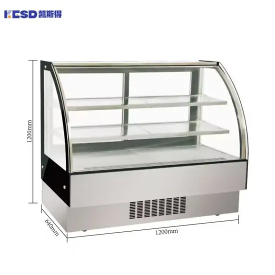 Cake Shop Factory Direct Selling Cake Display Showcase Commercial Chiller Air Cooling Frost-Free Refrigerator Cake Fridge