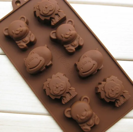 8-Cavity Christmas Silicone Mold for Making Homemade Chocolate, Candy, Gummy, Jelly, and More