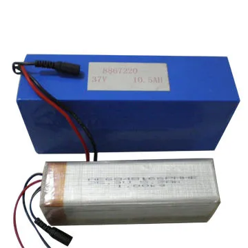 37V 10.5Ah Lithium ion battery pack for unicycle golf trolley, e-grass cutter, E-scooter, motorcycle