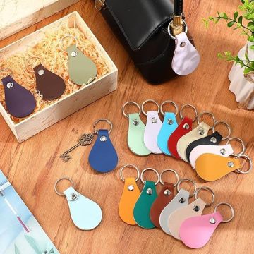 Custom Leather & PU Fabric Car Keychain Pendants Manufacturer & Wholesaler - Customize with Logo