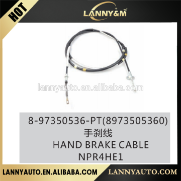 8973505360 8-97350536-PT NPR 4HE1 HAND BRAKE CABLE