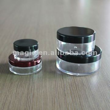 3g 5g 10g 20g 30g Clear loose powder jar container