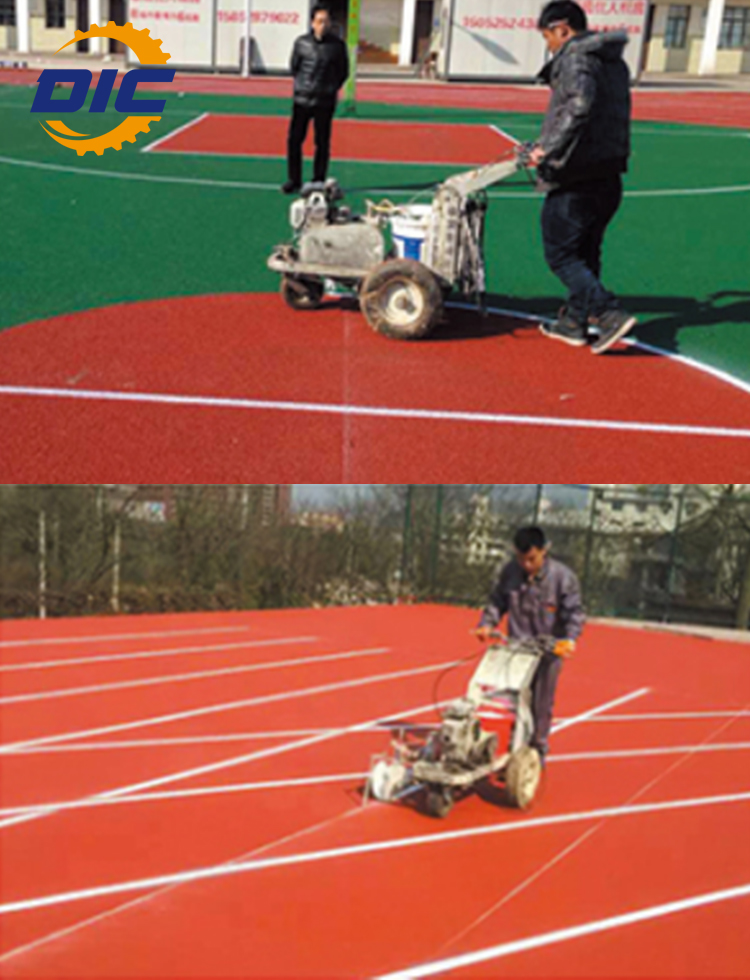 Sports Running Track Ground Floor Line Marking Machine