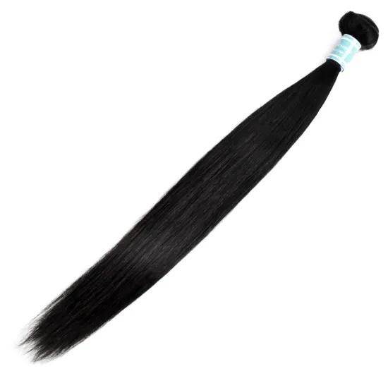 Wholesale 10A With Lace Frontal Closure Silk Straight Raw Mink Brazilian Bundles Cuticle Aligned Virgin Human Hair Extension